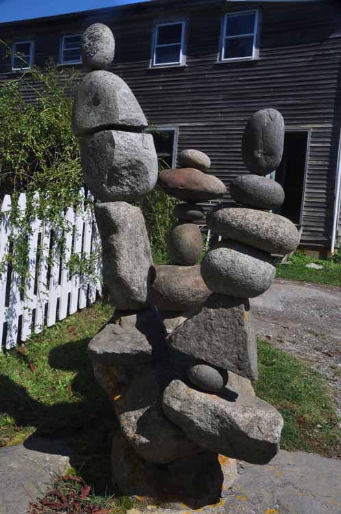 huge cairn